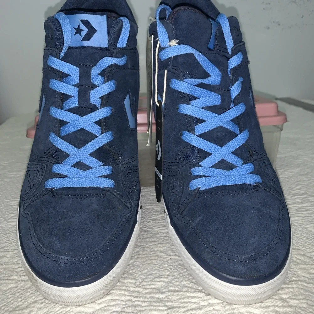 Converse ⭐️ Rune Glifberg Size 10 Hi Blue Suede‎ Men's Shoes Skate RARE 🌟